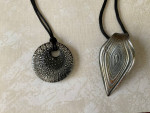 Blown Glass Pendant Necklaces