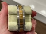 Womens Rolex 31mm 2 Tone Factory Diamond dial and bezel