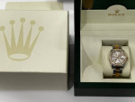 Womens Rolex 31mm 2 Tone Factory Diamond dial and bezel