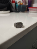 Mens Sterling Silver Ring