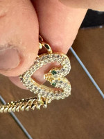 Beautiful Ladies swan Heart Bracelet New!