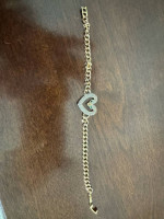 Beautiful Ladies swan Heart Bracelet New!