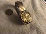 Seiko automatic with faceted crystal