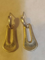 Robert Lee Morris RLM SOHO Dangle Two-tone Pierced Earrings