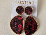 Snake Print Earrings