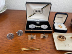 Swank Cufflinks/Tie Clasps Lot