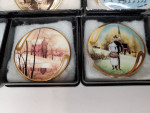 Ten Vintage P. Buckley Moss Porcelain Brooches / Pins