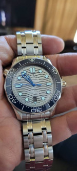 Omega Seamaster Diver 300M Co-Axial Master Chronometer Steel Grey Dial