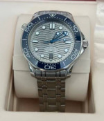 Omega Seamaster Diver 300M Co-Axial Master Chronometer Steel Grey Dial
