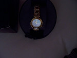New Citizen Ladies    Eco-Drive  Watch /Gold with Floating Diamonds