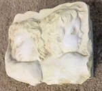 Vintage Hen-Feathers Hand Cast Trinket Box
