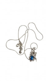 Disney oyster pearl pendant