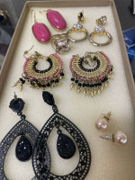 EARRINGS, NECKLACE, RING