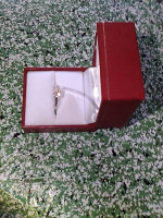 Fiery CZ Engagement Ring 1/2 ct!!