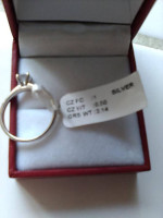 Fiery CZ Engagement Ring 1/2 ct!!