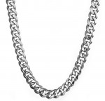 Firm Price! Brand New Stainless Steel 18" Cuban Link Chain Necklace