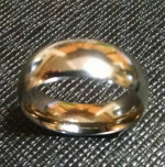 New tungsten wedding band ring size 13