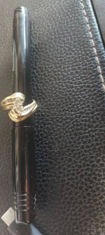 18kt Marquis cut 1.2 diam wedding set