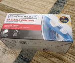 BLACK+DECKER Variable Control Compact Steam Iron - Blue & White