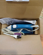 BLACK+DECKER Variable Control Compact Steam Iron - Blue & White