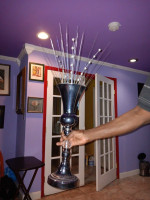 Silver vase