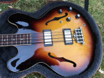 Gibson Memphis ES335 Electric Bass Guitar W/Case COA