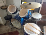 Guitar and drumset