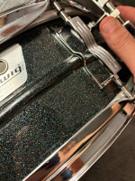 Ludwig acrolite USA made badge,rainbow soarkle 8-lug