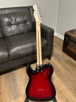 Fender Squier telecaster standard $300 Gretsch 5120 $550 Samick artist edition $