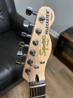 Fender Squier telecaster standard $300 Gretsch 5120 $550 Samick artist edition $