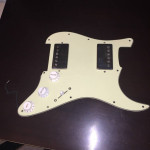 loaded  USA fender pick guard, humbuckers
