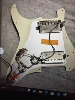loaded  USA fender pick guard, humbuckers