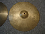 (2) AVEDIS ZILDJIAN GENUINE 15" TURKISH CYMBALS