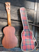 Vintage Hawaiian Ukulele and Case