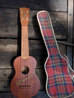 Vintage Hawaiian Ukulele and Case