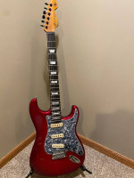 Warmoth / Fender Strat Build - Mahogany Neck w/ Texas Antquity Hot P/U