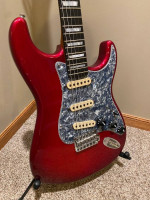 Warmoth / Fender Strat Build - Mahogany Neck w/ Texas Antquity Hot P/U