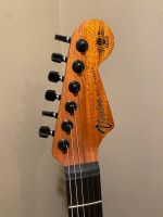 Warmoth / Fender Strat Build - Mahogany Neck w/ Texas Antquity Hot P/U