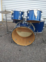vintage MADE IN JAPAN Stencil /Star 1960's/70's Sparkle blue drumset