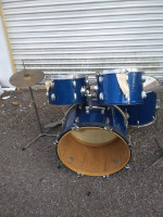 vintage MADE IN JAPAN Stencil /Star 1960's/70's Sparkle blue drumset