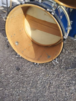 vintage MADE IN JAPAN Stencil /Star 1960's/70's Sparkle blue drumset