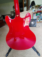 Peavey JF1 Semi Hollow Electric Guitar with case.