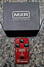 MXR M78 1978 Custom Badass Distortion Effect Pedal. NEW!