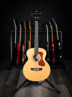 Guild Jumbo Junior Short Scale Acoustic/Electric Bass - Flame Maple