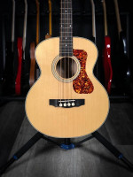 Guild Jumbo Junior Short Scale Acoustic/Electric Bass - Flame Maple