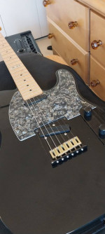 LTD TE-212 / Seymour Duncan "Hot Rails"-brass saddle
