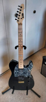 LTD TE-212 / Seymour Duncan "Hot Rails"-brass saddle
