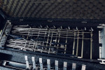 Emmons LLll black pedal steel guitar