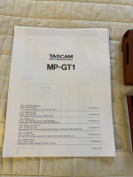 TASCAM's MP-GT1 W/leather case and power supply