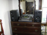 BOSS BR1600 CD recording stuido and Fostex PM641 reference monitors